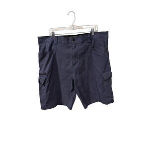 Orvis Mens Navy Cargo Shorts Size 40 Lightweight With Multiple Pockets